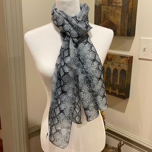 Chico’s snake skin print scarf